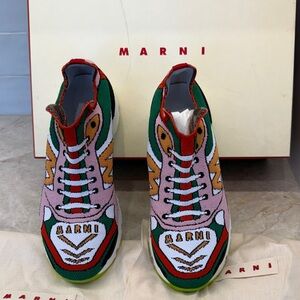 Marni Colorful Graphic Women's Sneakers